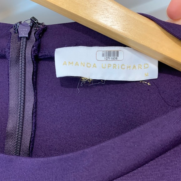 Plum-Colored Amanda Uprichard Cutout Dress - Picture 5 of 5